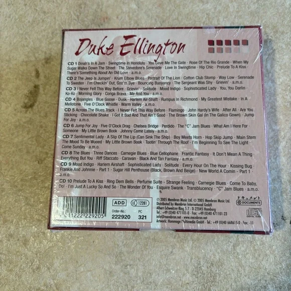 Duke Ellington Ten CD Set New